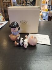 Lenox Peanuts Tough Break Charlie Brown With Box and COA picture