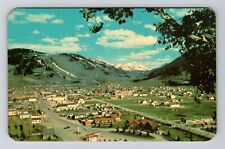 Jackson WY-Wyoming, Scenic View, Mountains, Vintage Postcard picture
