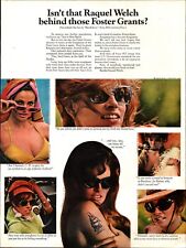 1968 Foster Grant: Isn't That SEXY Raquel Welch Behind Those Vintage Print Ad C4 picture