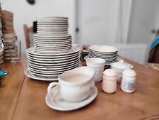 Vintage Goose dinnerware set for 9 picture