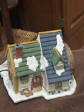Holiday Expressions Collins Mill Ceramic Light Up Village House picture
