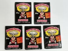 1986 Topps Garbage Pail Kids 5th Series Original Factory Sealed Packs Lot Of 5 picture