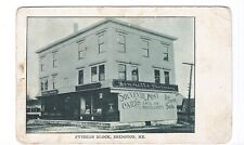 Pythian Block with Postcard & Ice Cream Store, Bridgton, Maine Vintage Postcard picture