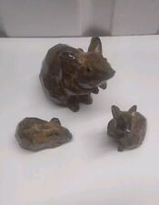 Vintage Ardco Dallas Mouse Figurines Mice Figures Set Of 3 Japan picture