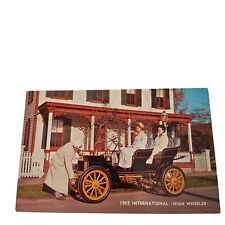Postcard 1905 International High Wheeler Antique Car Chrome Unposted picture