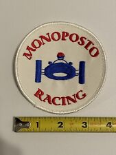 Monoposto Racing Vintage Embroidered Patch Red White Blue picture