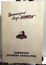 Homewood Illinois 1948 Howdy Booklet with Map Located Cook County Near Chicago picture