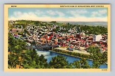 Morgantown WV-West Virginia, Birds Eye View Morgantown, Vintage Postcard picture