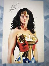 VINTAGE Wonder Woman Alex Ross 2001  Poster  22 x 34 factory rolled picture
