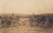 FABYAN,THOMPSON, CT, WOOLEN COMPANY FACTORY OVERVIEW, REAL PHOTO PC c 1910-20 picture