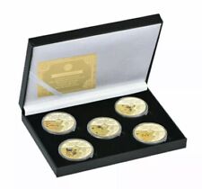 Pokemon Detective Pikachu Gold Collectible Coins Complete Box Set picture