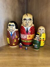 1991 Authentic USSR Hand Painted Matryoshka Doll  Gorbachev - Alexander The Grea picture