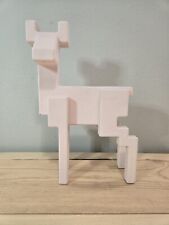 Monika Mulder Ikea Cubism Deer Decor Statue Pink 9.5