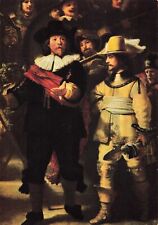 Amsterdam Netherlands, The Nightwatch, Rembrandt, Rijksmuseum, Vintage Postcard picture