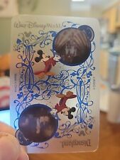Vintage Disneyland Walt Disney World Translucent Playing Cards Mickey picture