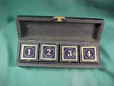 Vintage Divination Box Numbers Magic Divining Divinity Antique Rare picture