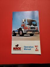 Vintage Mack Trucks Series MC & MR Cab-Over Operator's Operation Manual  picture