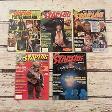 Starlog Magazine Vol 4 (Posted Included) #79 Vol 7 #101 #38 Star Wars Lot of 5 picture