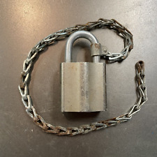 Vintage Sargent & Greenleaf High Security Padlock Lock   No Key picture