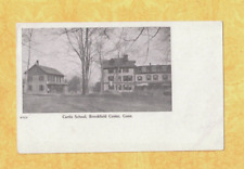 CT Brookfield Center 1898-1907 udb postcard CURTIS SCHOOL Connecticut picture