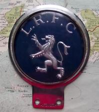 Vintage Enamel Chrome Car Mascot Badge : Loughborough Rugby Football Club picture