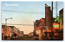 1960s FAIRBANKS ALASKA 2nd AVE LACEY ST THEATER WALT DISNEY MOVIE POSTCARD P3762 picture