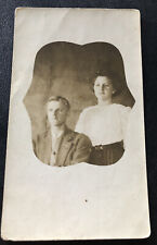 Rppc 1911 Young Couple Northland Wisconsin WI Waupaca County Old Postcard picture