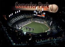 Comerica Park Detroit Michigan MI Tigers baseball Budweiser sign arial view 4x6 picture