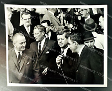 President JOHN F KENNEDY & LYNDON JOHNSON Photo Type 2 CRYSTAL CLEAR picture