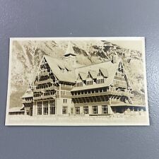 Vintage RPPC Postcard - Prince of Wales Hotel Waterton Park Alberta Canada picture
