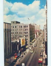Unused Pre-1980 SHOPS ALONG SAINT CATHERINE STREET Montreal Quebec QC F0727 picture