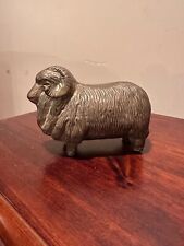 Vintage Brass Horned Ram Intricate, Made in Taiwan picture