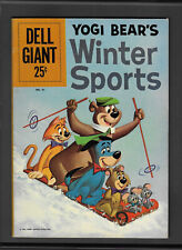 Yogi Bear's Winter Sports (Dell Giant #41) Drop The Pencil Back Cover Variant picture