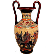 Greek Pottery Amphora Vase 35cm,Paris abducts Helen picture