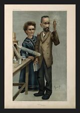 Marie Curie Physicist and Chemist BIG MAGNET 3.5 x 5 inches, with Pierre Curie picture