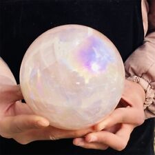 2690g  Rose Crystal Ball Treasure electroplated Powder Healing Sphere picture