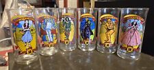 Complete Set Of 6 Wizard Of Oz 50th Anniversary Glasses picture