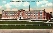 Western Commercial Technical School Toronto Postcard Ontario ON Unused picture