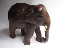 Hand Crafted wooden carved Elephant Statue Sculpture in Rosewood for Decoration2 picture
