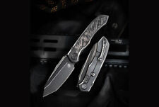 Microtech Anax T/E Manual Folding Knife Black Blade  - 191C-1DLCTCFITI picture