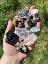 Small Mineral Specimens Lot- Lepidolite, Amazonite, Aragonite, Tourmaline & More picture