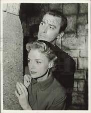 1957 Press Photo June Lockhart and John Baragrey in 