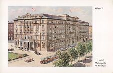 Vintage Artist Signed Postcard Hotel Metropole Vienna Austria A. Bienert  451 picture