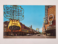 Vintage postcard Casino Center Fremont Street downtown Las Vegas Nevada Unposted picture