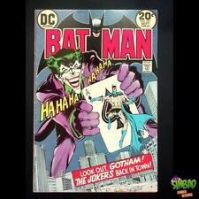 Batman #251 DC 1973 Neal Adams Iconic Joker Cover 5.0 VG/FN Bronze Age Key picture