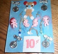 Vintage display card 10c charms and toys #jd540 picture