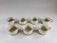 Mikasa Antique Gold Lace Coffee Tea Cup Vintage Set of 7 Cups L5531 picture