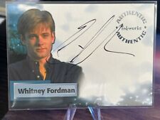 2002 Inkworks Smallville Season 1 Eric Johnson Whitney Fordman as #A3 Auto 0tw4 picture