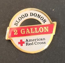 American Red Cross Blood Donor 2 Gallon Pin picture