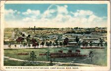 Ayer MA-Massachusetts Bird's Eye  Depot Brigade Camp Devens Vintage Postcard picture